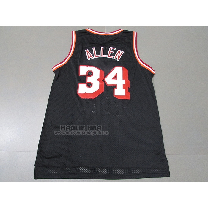 Maglia
 Ray Allen NO 34 Miami Heat Mitchell & Ness 2012-13 Nero
